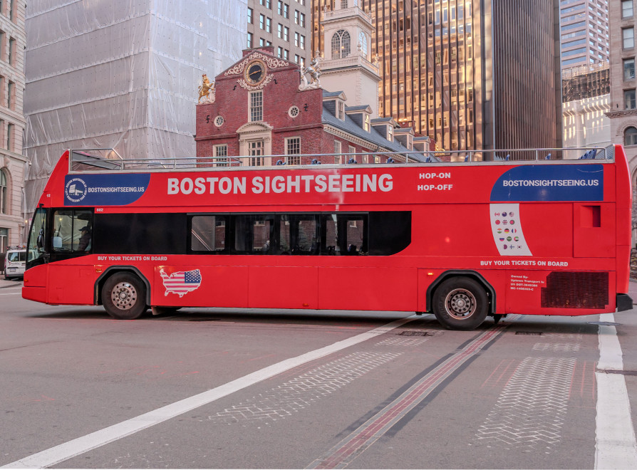 boston sightseeing charter service bus